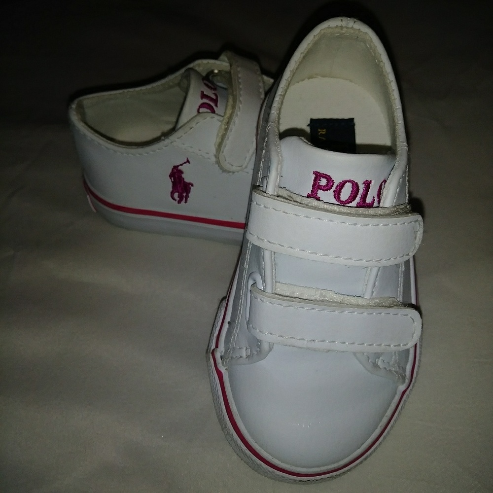 Toddler girls Polo shoes brand new 5